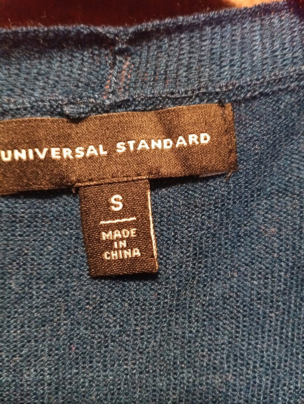Universal Standard Woman's Size Small Open Front Long Cardigan Blue NWT - Picture 2 of 4